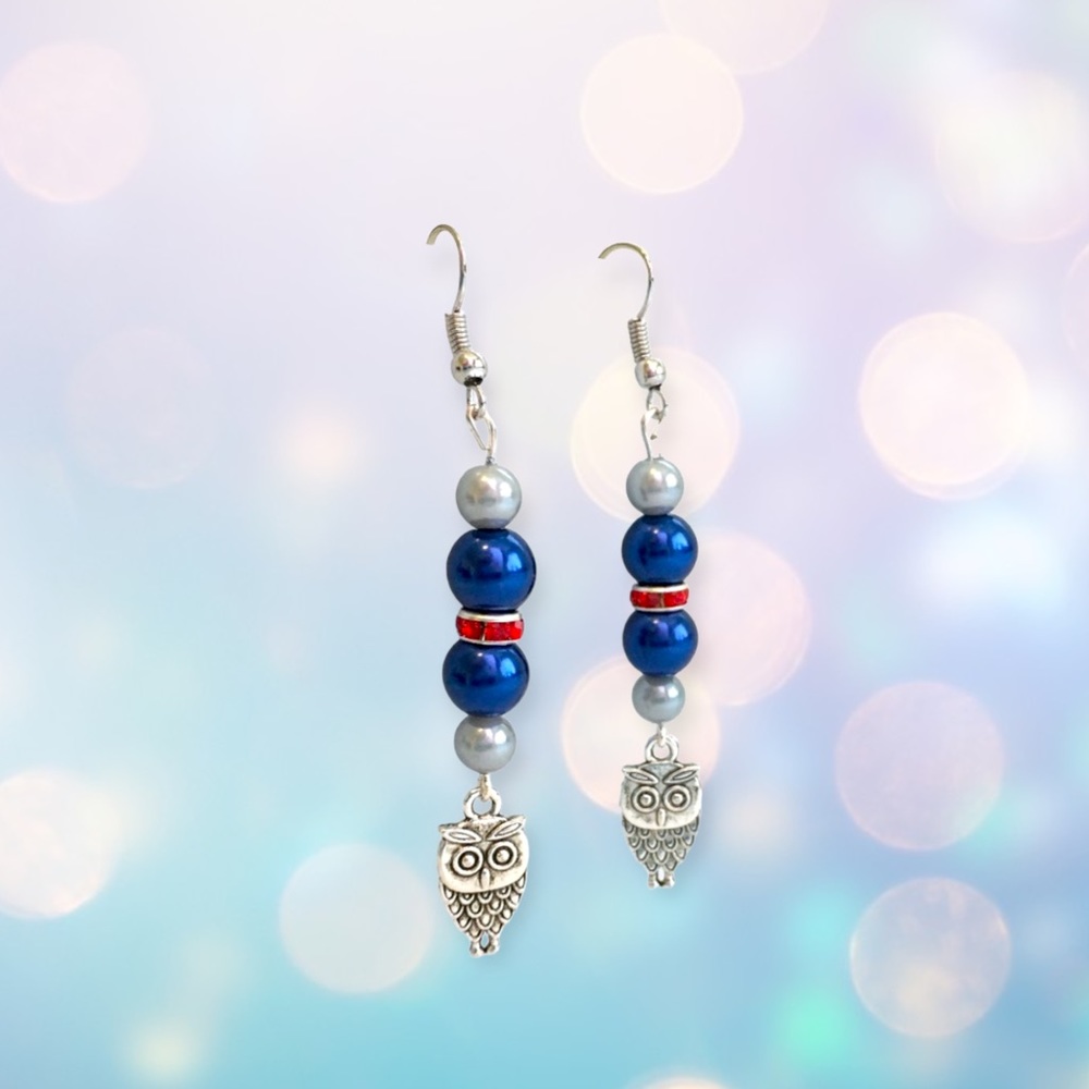 Florida Atlantic Univ OWLSLEY Handmade Earrings *NEW*